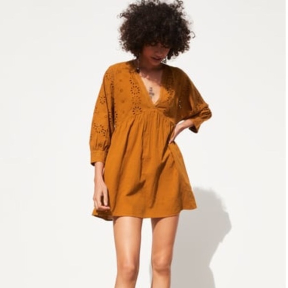 Zara Orange Romper